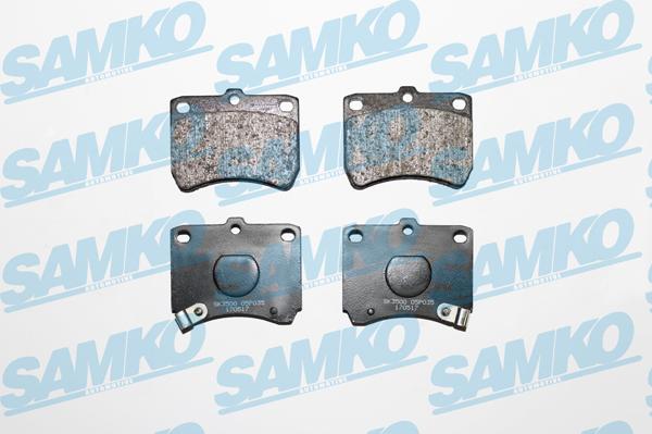 Samko 5SP035 - Brake Pad Set, disc brake autospares.lv