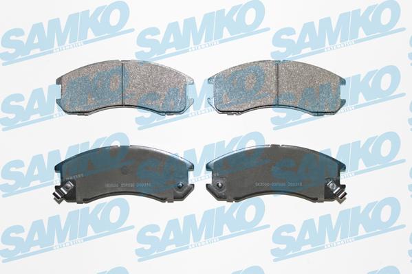 Samko 5SP036 - Brake Pad Set, disc brake autospares.lv