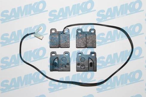 Samko 5SP030 - Brake Pad Set, disc brake autospares.lv