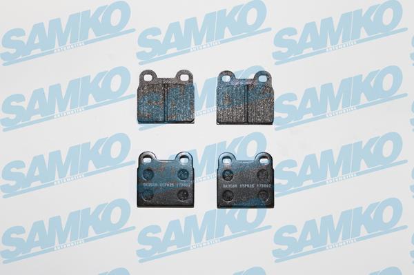 Samko 5SP025 - Brake Pad Set, disc brake autospares.lv