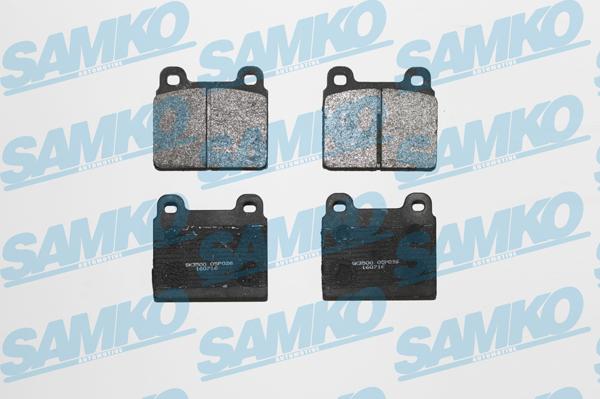 Samko 5SP026 - Brake Pad Set, disc brake autospares.lv