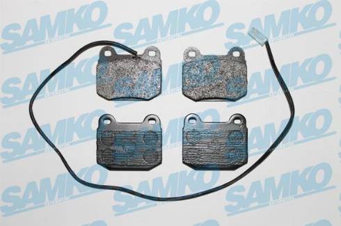 Samko 5SP022 - Brake Pad Set, disc brake autospares.lv