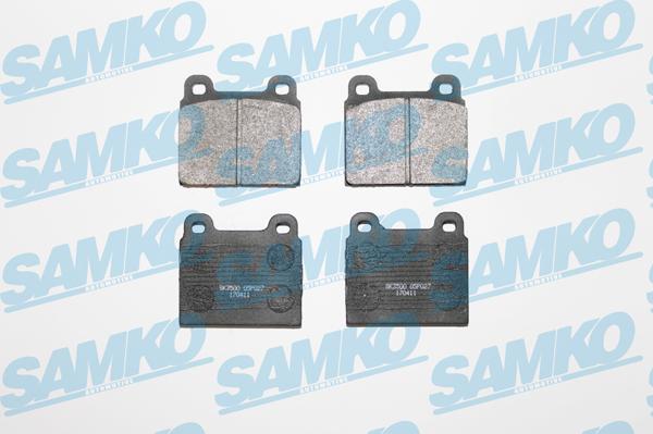 Samko 5SP027 - Brake Pad Set, disc brake autospares.lv