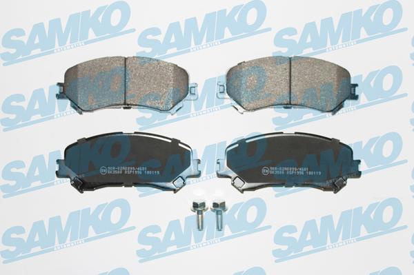 Samko 5SP1996 - Brake Pad Set, disc brake autospares.lv
