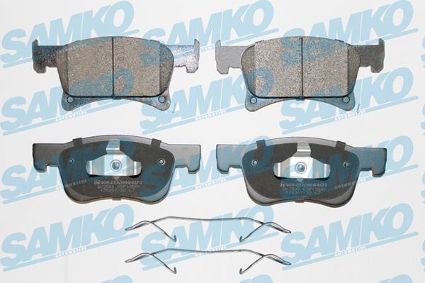 Samko 5SP1958K - Brake Pad Set, disc brake autospares.lv