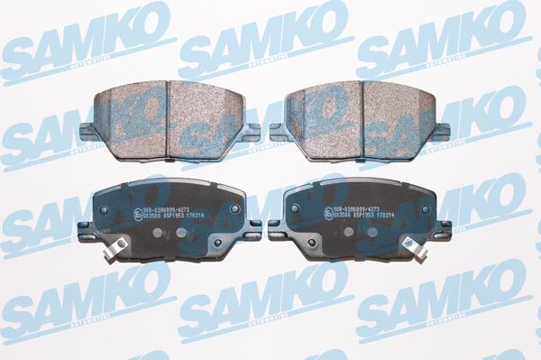 Samko 5SP1953 - Brake Pad Set, disc brake autospares.lv