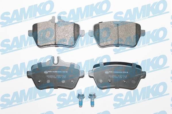 Samko 5SP1969 - Brake Pad Set, disc brake autospares.lv