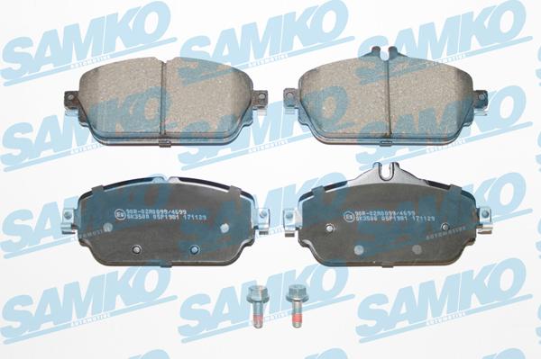 Samko 5SP1981 - Brake Pad Set, disc brake autospares.lv