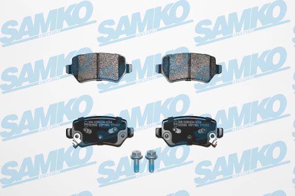 Samko 5SP1983 - Brake Pad Set, disc brake autospares.lv