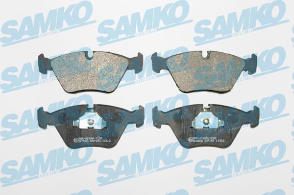 Samko 5SP193 - Brake Pad Set, disc brake autospares.lv