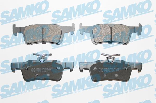 Samko 5SP1929 - Brake Pad Set, disc brake autospares.lv