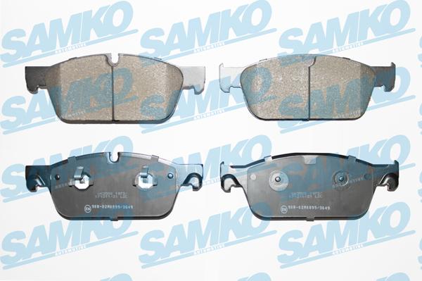 Samko 5SP1973 - Brake Pad Set, disc brake autospares.lv