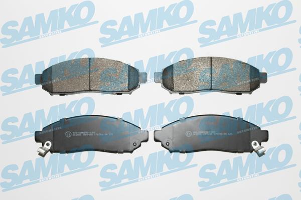 Samko 5SP1495 - Brake Pad Set, disc brake autospares.lv