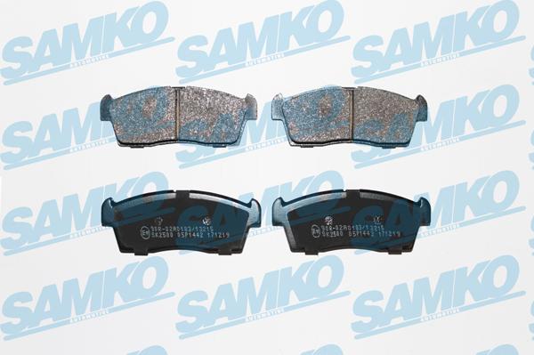 Samko 5SP1442 - Brake Pad Set, disc brake autospares.lv