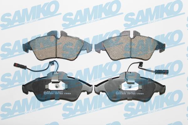 Samko 5SP1469 - Brake Pad Set, disc brake autospares.lv