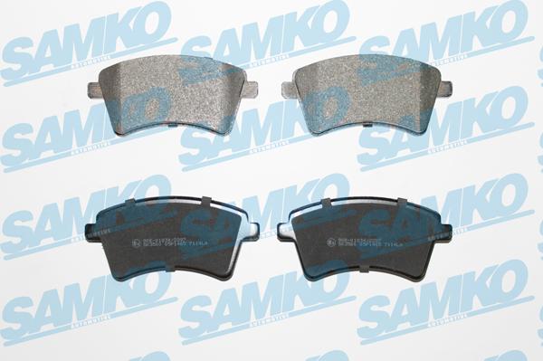 Samko 5SP1465 - Brake Pad Set, disc brake autospares.lv