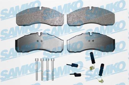 Samko 5SP1462A - Brake Pad Set, disc brake autospares.lv