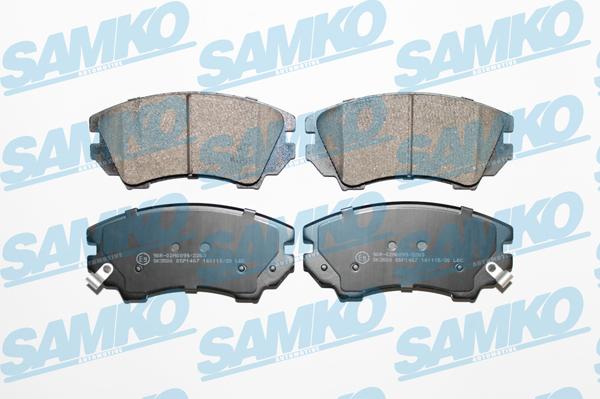 Samko 5SP1467 - Brake Pad Set, disc brake autospares.lv