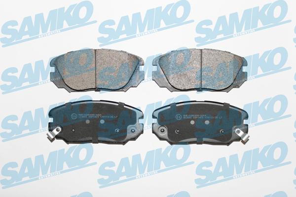 Samko 5SP1409 - Brake Pad Set, disc brake autospares.lv