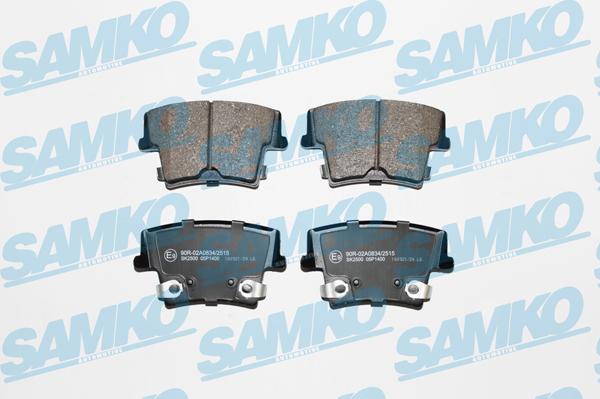 Samko 5SP1400 - Brake Pad Set, disc brake autospares.lv