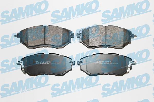 Samko 5SP1402 - Brake Pad Set, disc brake autospares.lv