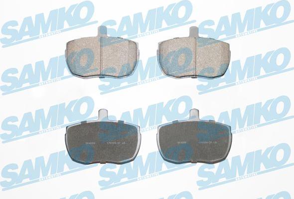 Samko 5SP140 - Brake Pad Set, disc brake autospares.lv