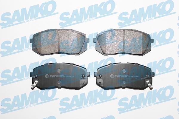 Samko 5SP1415 - Brake Pad Set, disc brake autospares.lv