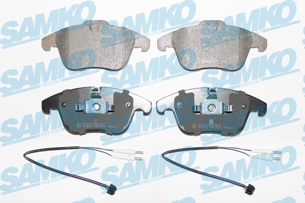 Samko 5SP1486A - Brake Pad Set, disc brake autospares.lv