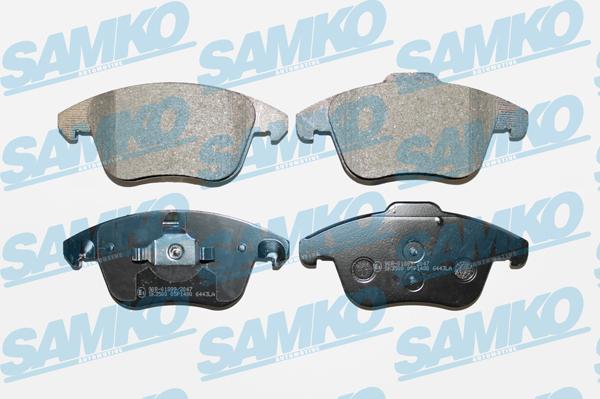 Samko 5SP1480 - Brake Pad Set, disc brake autospares.lv