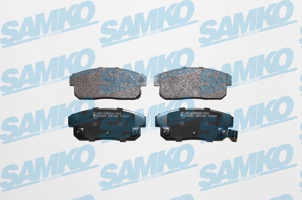 Samko 5SP1432 - Brake Pad Set, disc brake autospares.lv