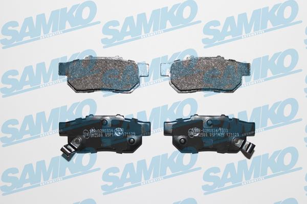 Samko 5SP1425 - Brake Pad Set, disc brake autospares.lv
