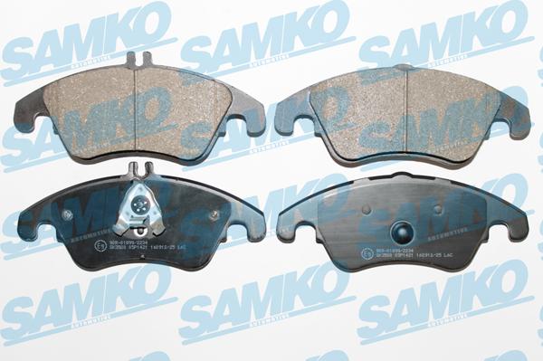 Samko 5SP1421 - Brake Pad Set, disc brake autospares.lv