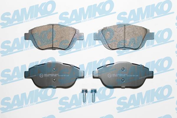 Samko 5SP1590 - Brake Pad Set, disc brake autospares.lv