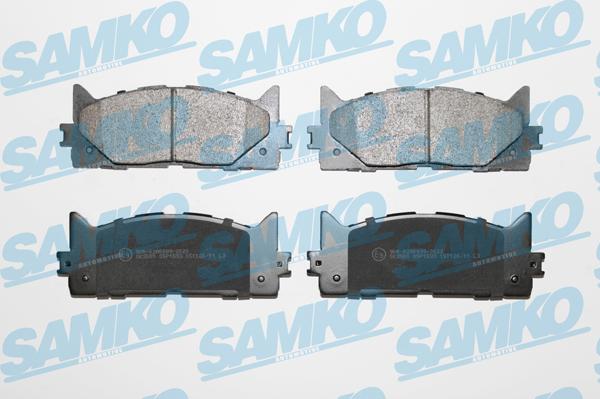 Samko 5SP1593 - Brake Pad Set, disc brake autospares.lv