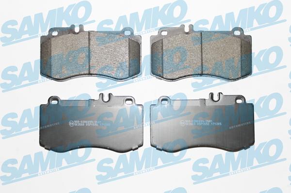Samko 5SP1592 - Brake Pad Set, disc brake autospares.lv
