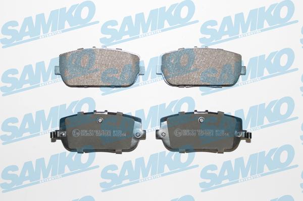 Samko 5SP1554 - Brake Pad Set, disc brake autospares.lv