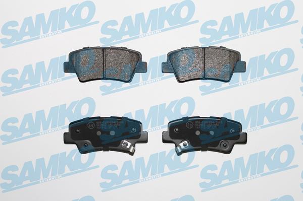Samko 5SP1558 - Brake Pad Set, disc brake autospares.lv