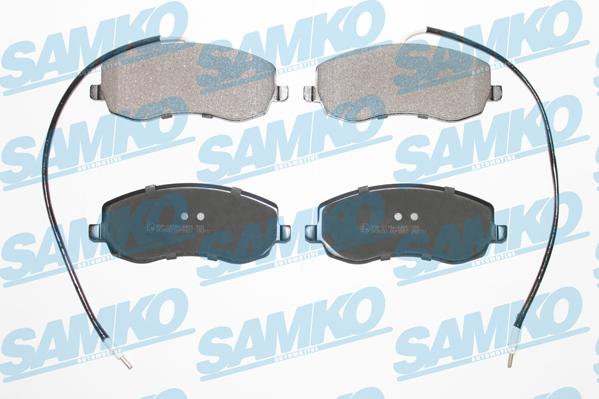 Samko 5SP1557 - Brake Pad Set, disc brake autospares.lv