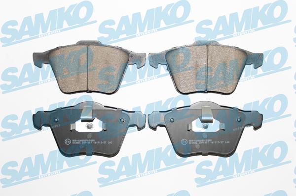 Samko 5SP1507 - Brake Pad Set, disc brake autospares.lv