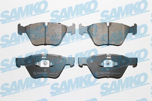 Samko 5SP1511 - Brake Pad Set, disc brake autospares.lv