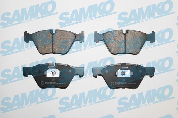 Samko 5SP1512 - Brake Pad Set, disc brake autospares.lv