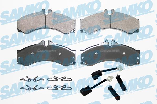 Samko 5SP1517A - Brake Pad Set, disc brake autospares.lv