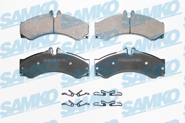 Samko 5SP1517 - Brake Pad Set, disc brake autospares.lv