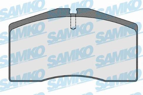 Samko 5SP1585 - Brake Pad Set, disc brake autospares.lv