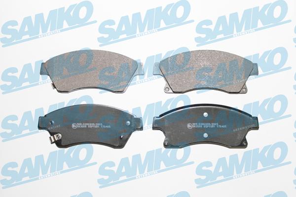 Samko 5SP1581 - Brake Pad Set, disc brake autospares.lv