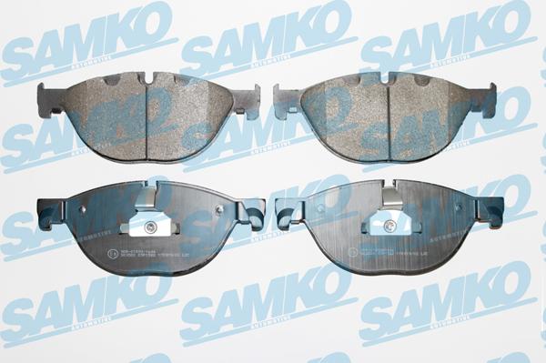 Samko 5SP1582 - Brake Pad Set, disc brake autospares.lv