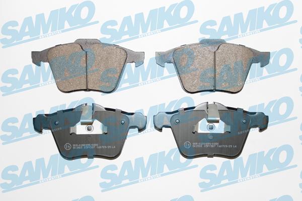 Samko 5SP1587 - Brake Pad Set, disc brake autospares.lv
