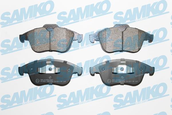 Samko 5SP1534 - Brake Pad Set, disc brake autospares.lv