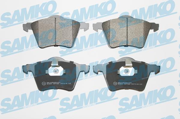 Samko 5SP1525 - Brake Pad Set, disc brake autospares.lv