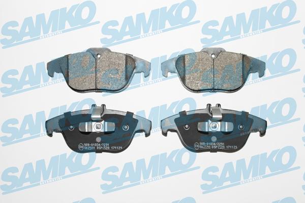 Samko 5SP1528 - Brake Pad Set, disc brake autospares.lv